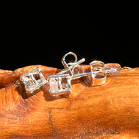 Phenakite Stud Earrings Sterling Silver #8587-Moldavite Life