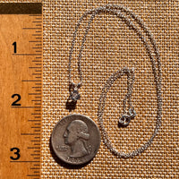 Phenakite Trillion Necklace Sterling Silver #8039-Moldavite Life