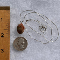 Polychrome Jasper Pendant Sterling Silver #3446-Moldavite Life