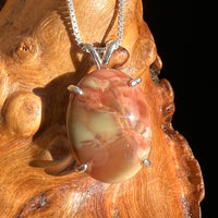 Polychrome Jasper Pendant Sterling Silver #3446-Moldavite Life
