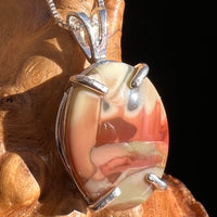 Polychrome Jasper Pendant Sterling Silver #3447-Moldavite Life