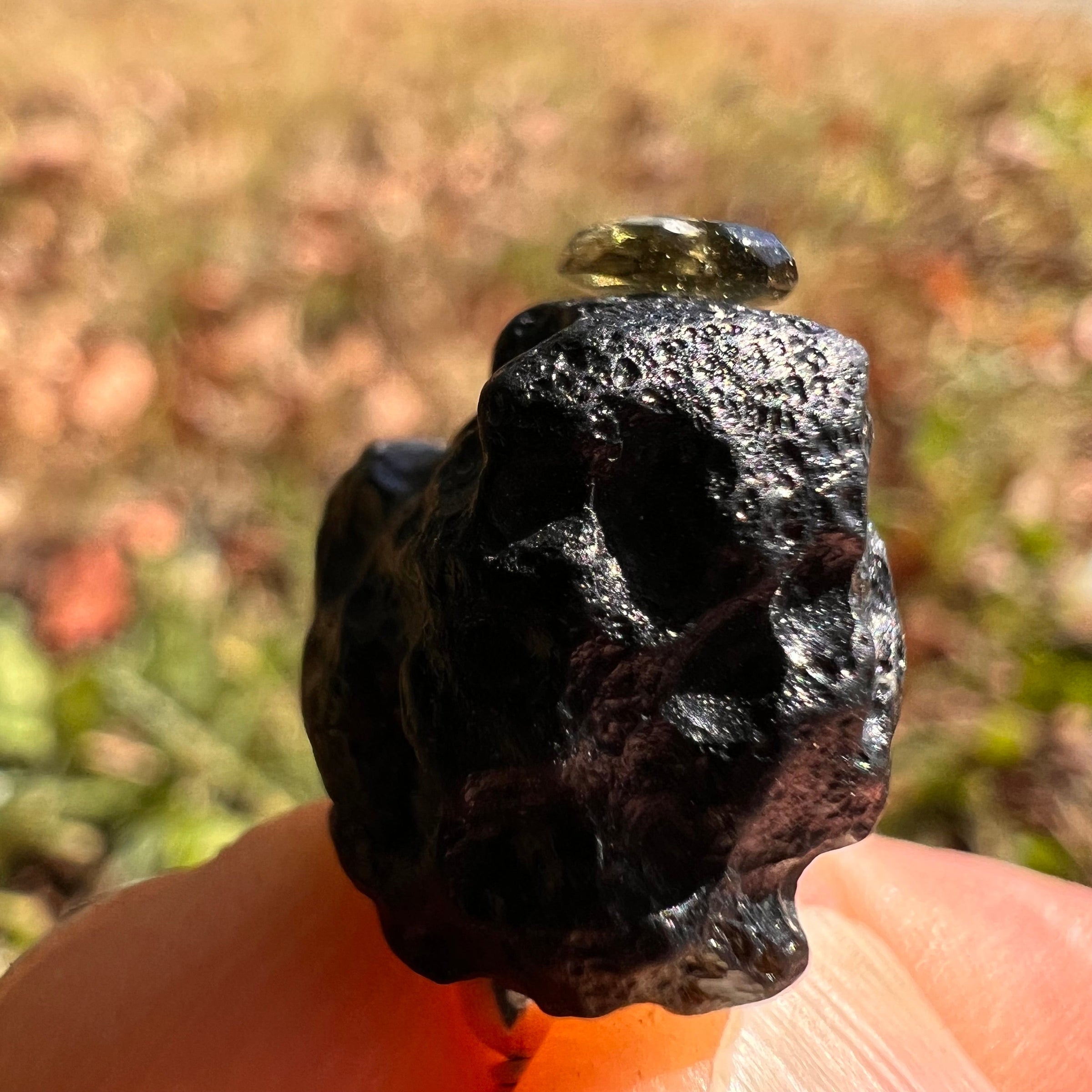 Propecy Stone, Indochinite, Moldavite Pendulum #2-Moldavite Life