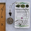 Prophecy Stone & Moldavite Necklace Silver #2644-Moldavite Life