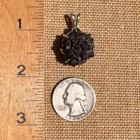 Prophecy Stone Pendant Sterling Silver #8414-Moldavite Life