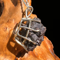 Prophecy Stone Pendant Sterling Silver #8415-Moldavite Life