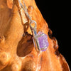Purple Apatite Necklace Sterling Silver #5971-Moldavite Life