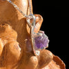 Purple Apatite Necklace Sterling Silver #5972-Moldavite Life
