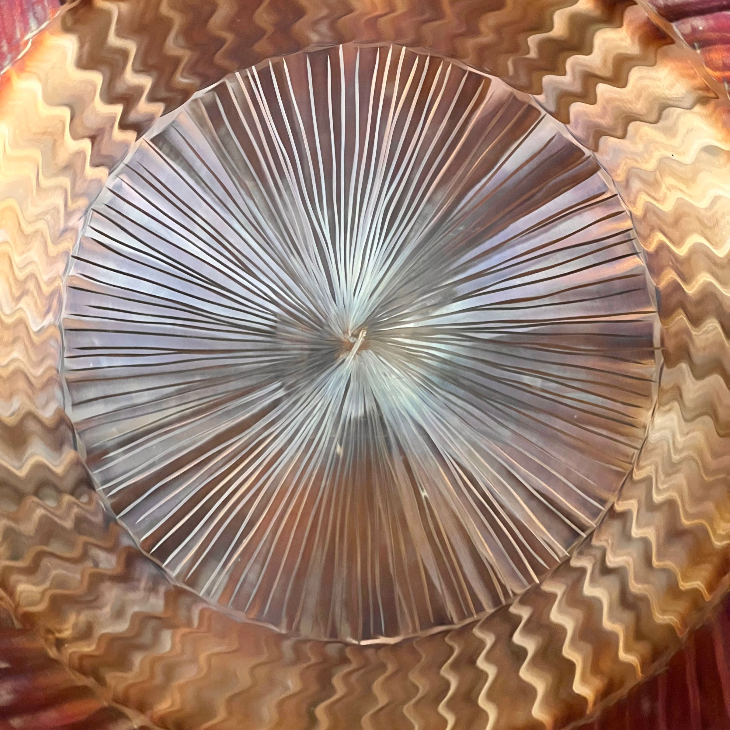 Purple Cosmos Symphonic Gong 37"-Moldavite Life