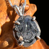 Rare Hematite Crystal Pendant Sterling Silver #7783-Moldavite Life