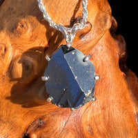 Rare Hematite Crystal Pendant Sterling Silver #7785-Moldavite Life