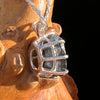 Rare Hematite Crystal Pendant Sterling Silver #7785-Moldavite Life