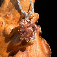 Raw Copper Nugget Pendant Sterling Silver #7753-Moldavite Life