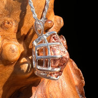 Raw Copper Nugget Pendant Sterling Silver #7754-Moldavite Life