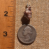 Raw Copper Nugget Pendant Sterling Silver #7754-Moldavite Life