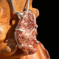 Raw Copper Nugget Pendant Sterling Silver #7755-Moldavite Life