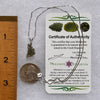 Raw & Faceted Moldavite Necklace Sterling Silver #5463-Moldavite Life