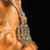 Raw & Faceted Moldavite Necklace Sterling Silver #5467-Moldavite Life