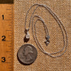 Raw & Faceted Phenakite Necklace Sterling Silver #8045-Moldavite Life