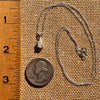 Raw & Faceted Phenakite Necklace Sterling Silver #8049-Moldavite Life