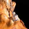 Raw & Faceted Phenakite Necklace Sterling Silver #8052-Moldavite Life