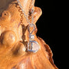 Raw & Faceted Phenakite Necklace Sterling Silver #8057-Moldavite Life