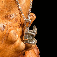 Raw Moldavite Necklace Sterling Silver #8614-Moldavite Life