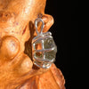 Raw Moldavite Pendant Sterling Silver #7441-Moldavite Life