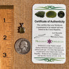 Raw Moldavite Pendant Sterling Silver #7442-Moldavite Life