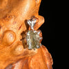 Raw Moldavite Pendant Sterling Silver #7442-Moldavite Life