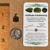 Raw Moldavite Pendant Sterling Silver #7445-Moldavite Life