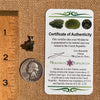 Raw Moldavite Pendant Sterling Silver #7446-Moldavite Life