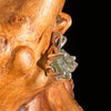 Raw Moldavite Pendant Sterling Silver #7460-Moldavite Life