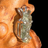 Raw Moldavite Pendant Sterling Silver #7463-Moldavite Life