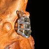 Raw Moldavite Pendant Sterling Silver #7489-Moldavite Life