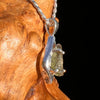 Raw Moldavite Pendant Sterling Silver #7495-Moldavite Life