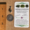 Raw Moldavite Pendant Sterling Silver #7496-Moldavite Life
