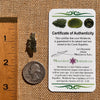 Raw Moldavite Pendant Sterling Silver #7575-Moldavite Life