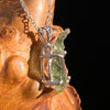 Raw Moldavite Pendant Sterling Silver #7576-Moldavite Life