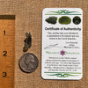 Raw Moldavite Pendant Sterling Silver #7577-Moldavite Life