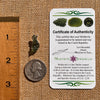 Raw Moldavite Pendant Sterling Silver #7581-Moldavite Life
