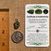 Raw Moldavite Pendant Sterling Silver #7585-Moldavite Life