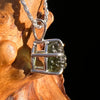 Raw Moldavite Pendant Sterling Silver #7587-Moldavite Life