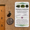Raw Moldavite Pendant Sterling Silver #7587-Moldavite Life