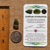 Raw Moldavite Pendant Sterling Silver #7588-Moldavite Life