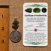 Raw Moldavite Pendant Sterling Silver #7590-Moldavite Life