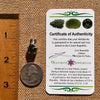 Raw Moldavite Pendant Sterling Silver #7595-Moldavite Life