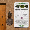 Raw Moldavite Pendant Sterling Silver #7598-Moldavite Life