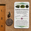 Raw Moldavite Pendant Sterling Silver #7687-Moldavite Life