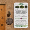 Raw Moldavite Pendant Sterling Silver #7691-Moldavite Life