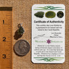 Raw Moldavite Pendant Sterling Silver #7699-Moldavite Life